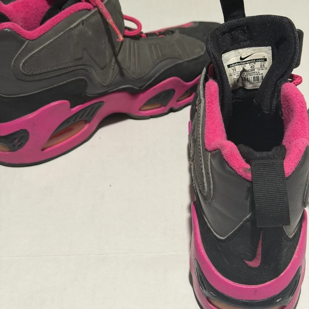 Nike Air Griffey Max‎ 1 GS 552983-006 Black Pink Retro Ken Griffey Jr. Size 7Y